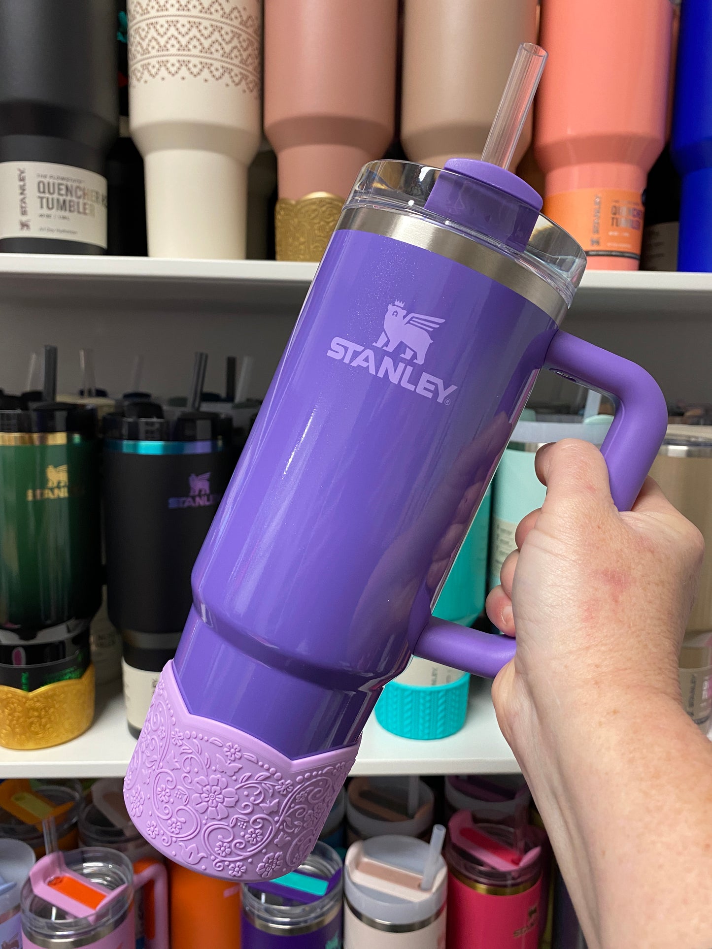 MIA (Happy Thoughts) | LUXE Collection | Silicone Tumbler Boot