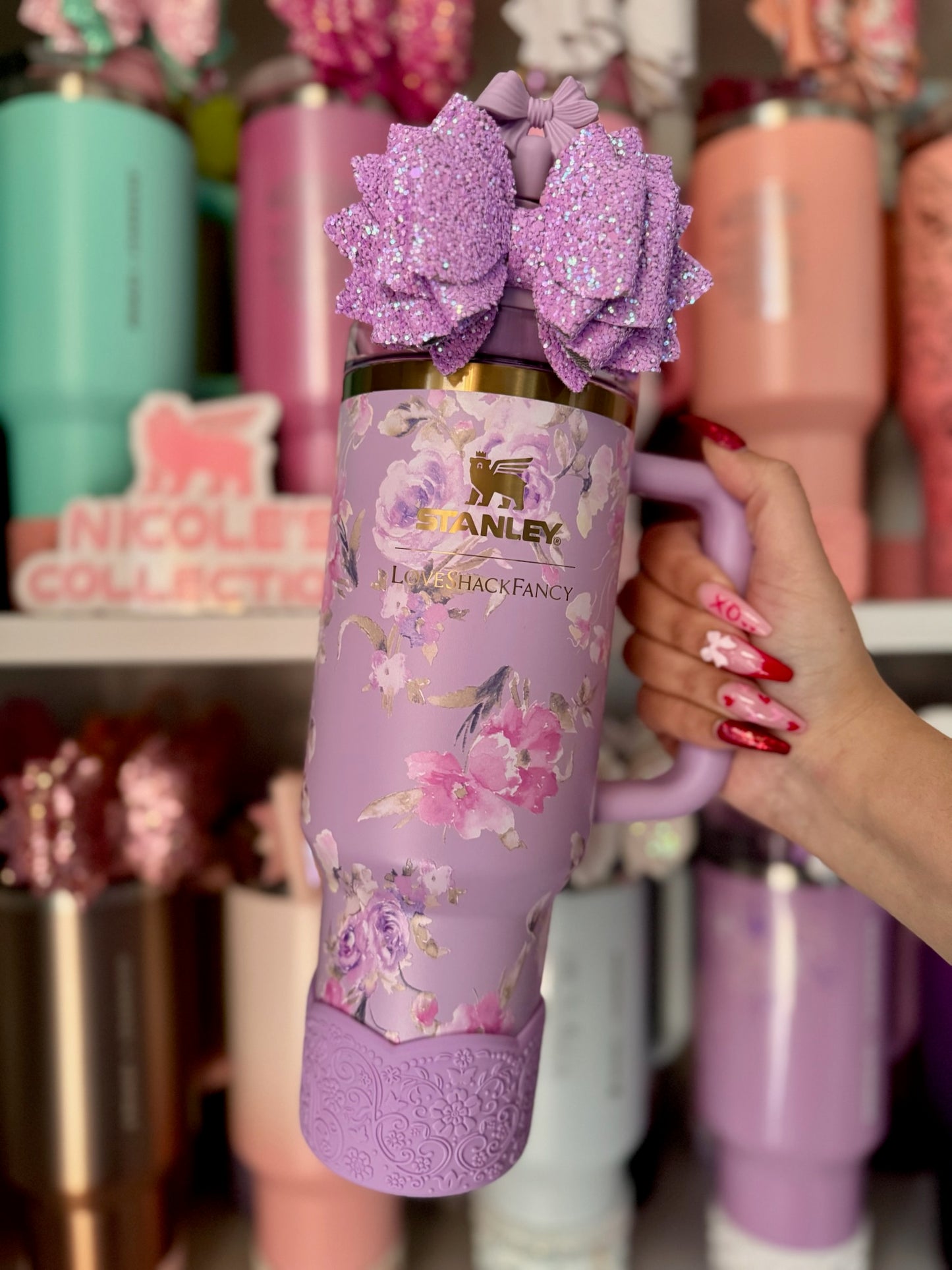 MIA (Happy Thoughts) | LUXE Collection | Silicone Tumbler Boot