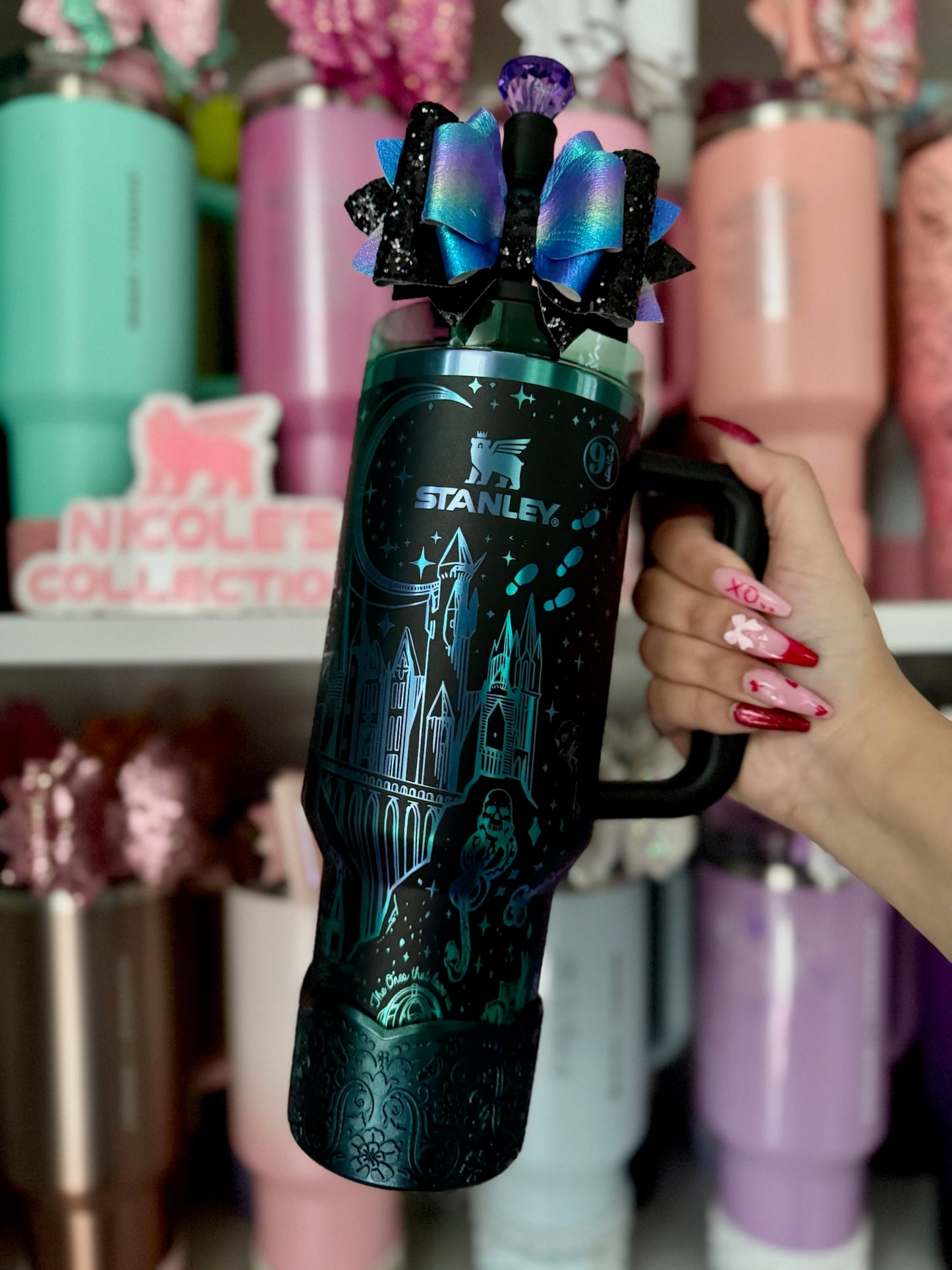 LEXI (Black Chameleon) | LUXE Collection | Silicone Tumbler Boot