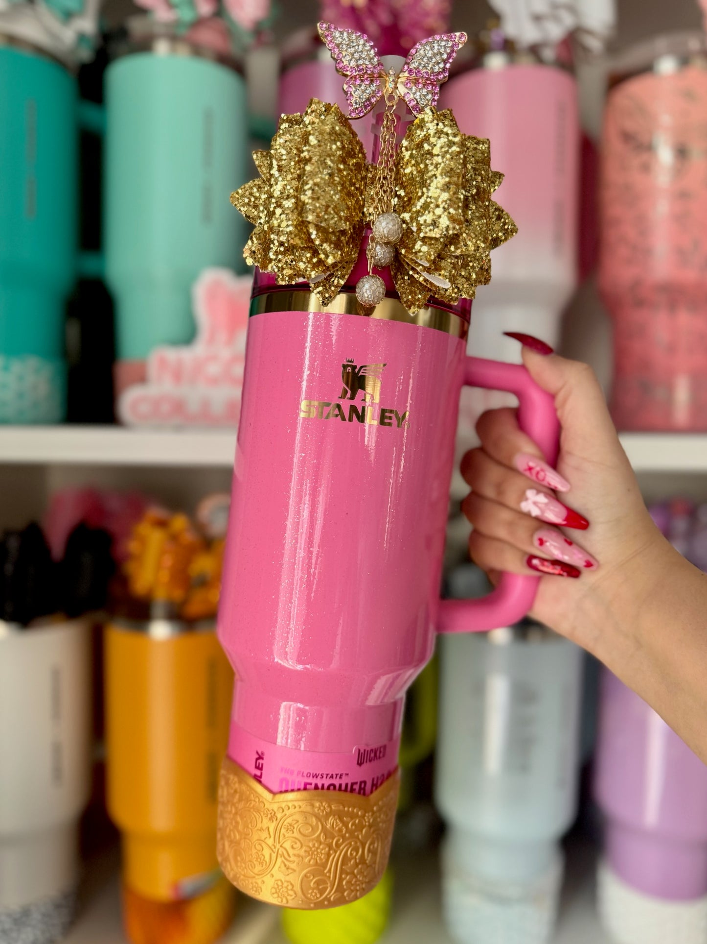 DORIS (Gold) | LUXE Collection | Silicone Tumbler Boot
