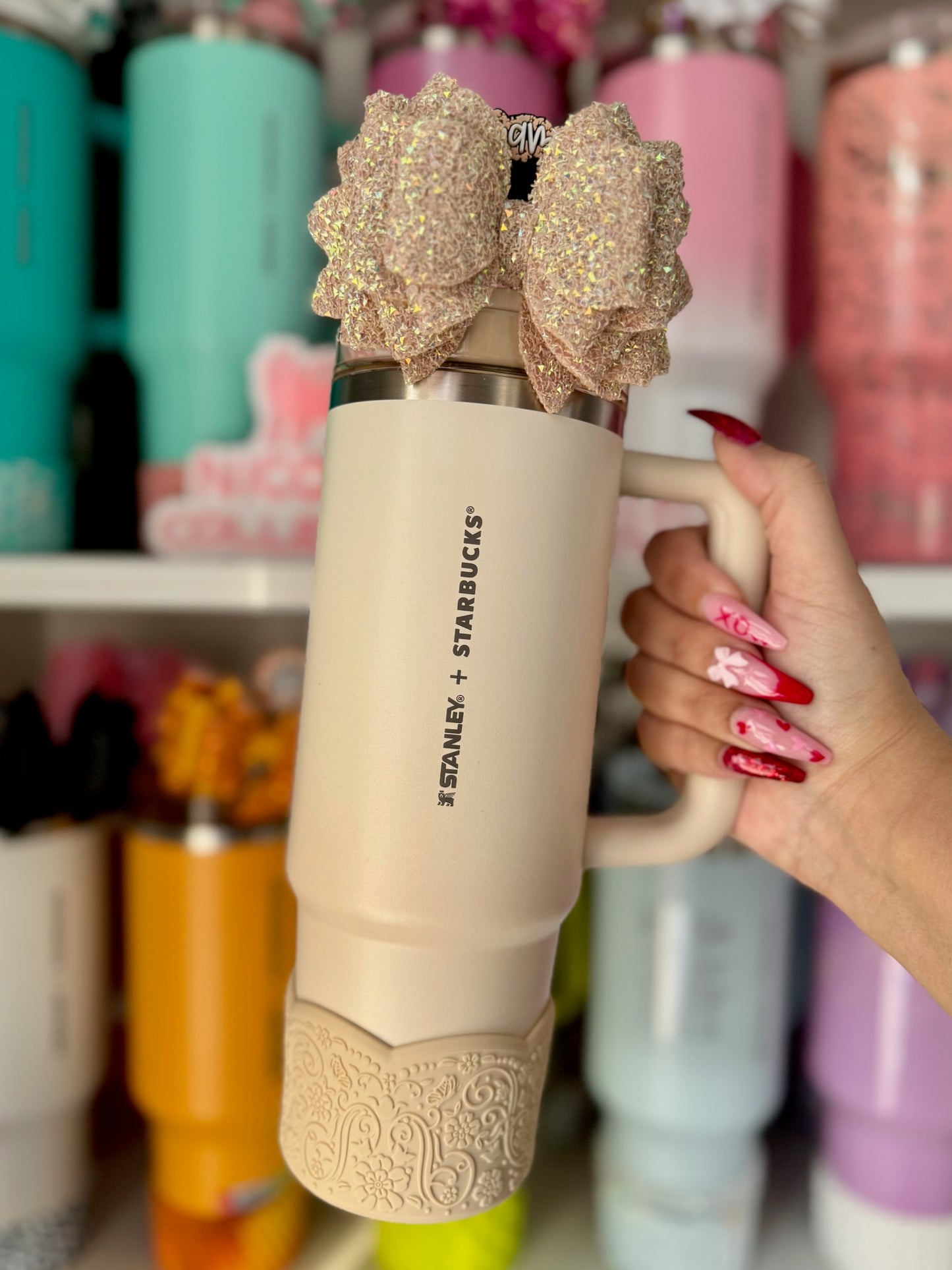 DAWN (Beige) | LUXE Collection | Silicone Tumbler Boot