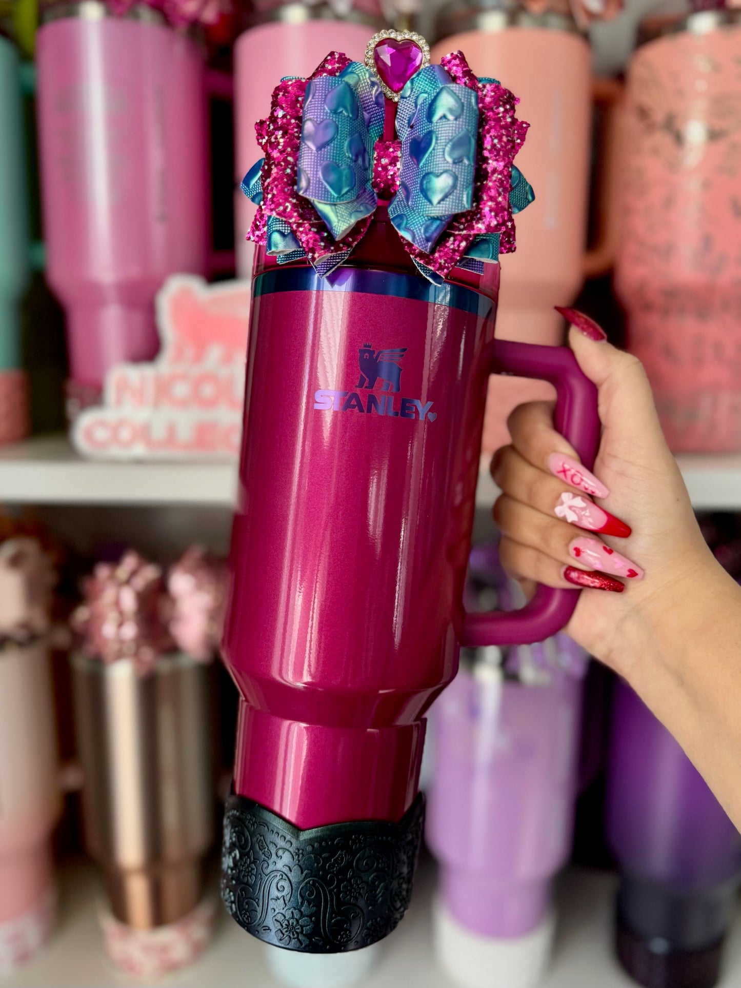 LEXI (Black Chameleon) | LUXE Collection | Silicone Tumbler Boot