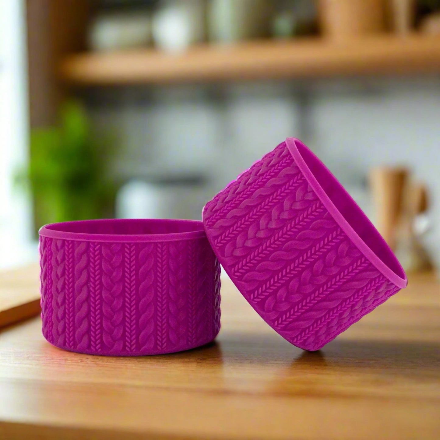 AMY Sweater Boot (Fuchsia Body) - Ecnoy & Company