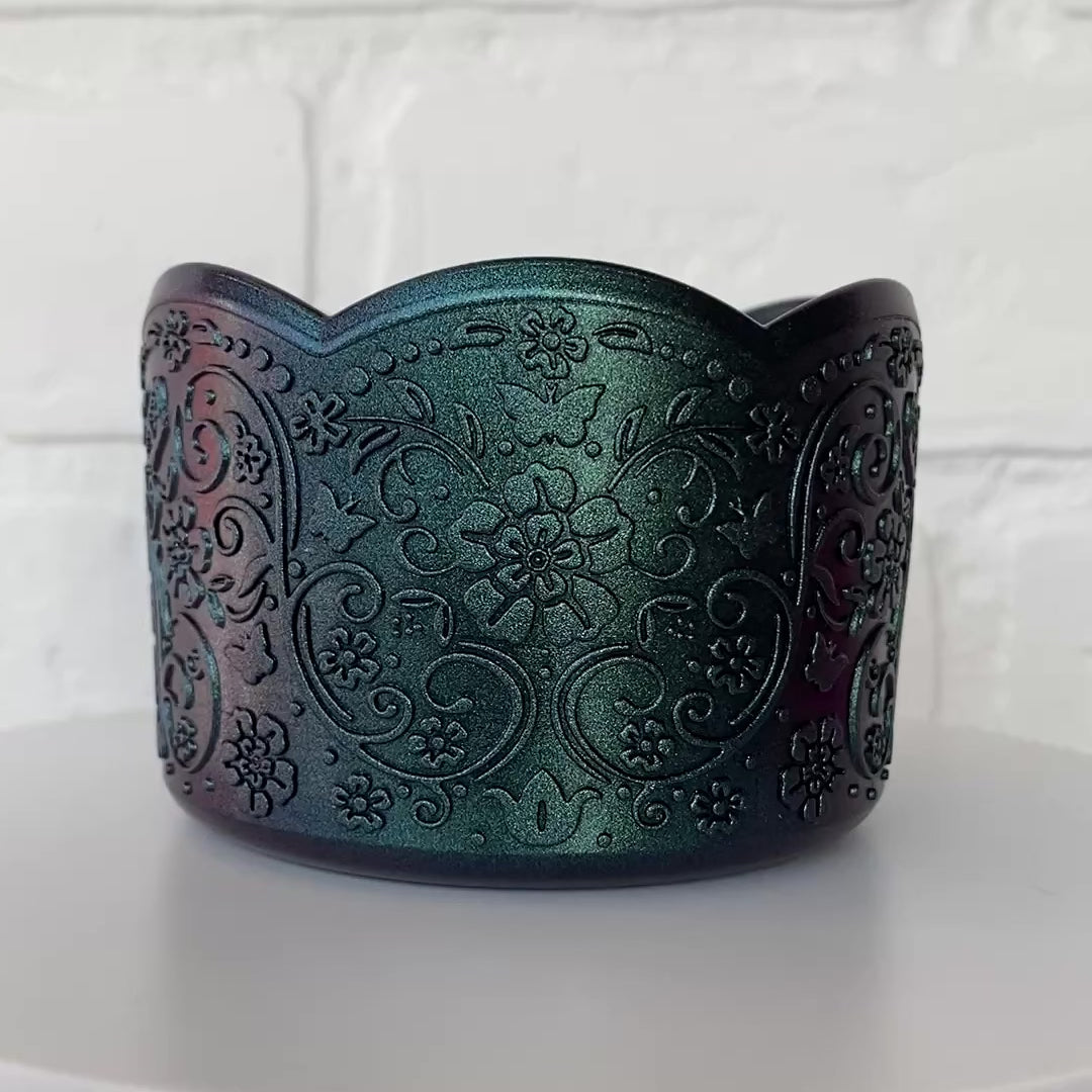 Load and play video in Gallery viewer, LEXI (Black Chameleon) | LUXE Collection | Silicone Tumbler Boot