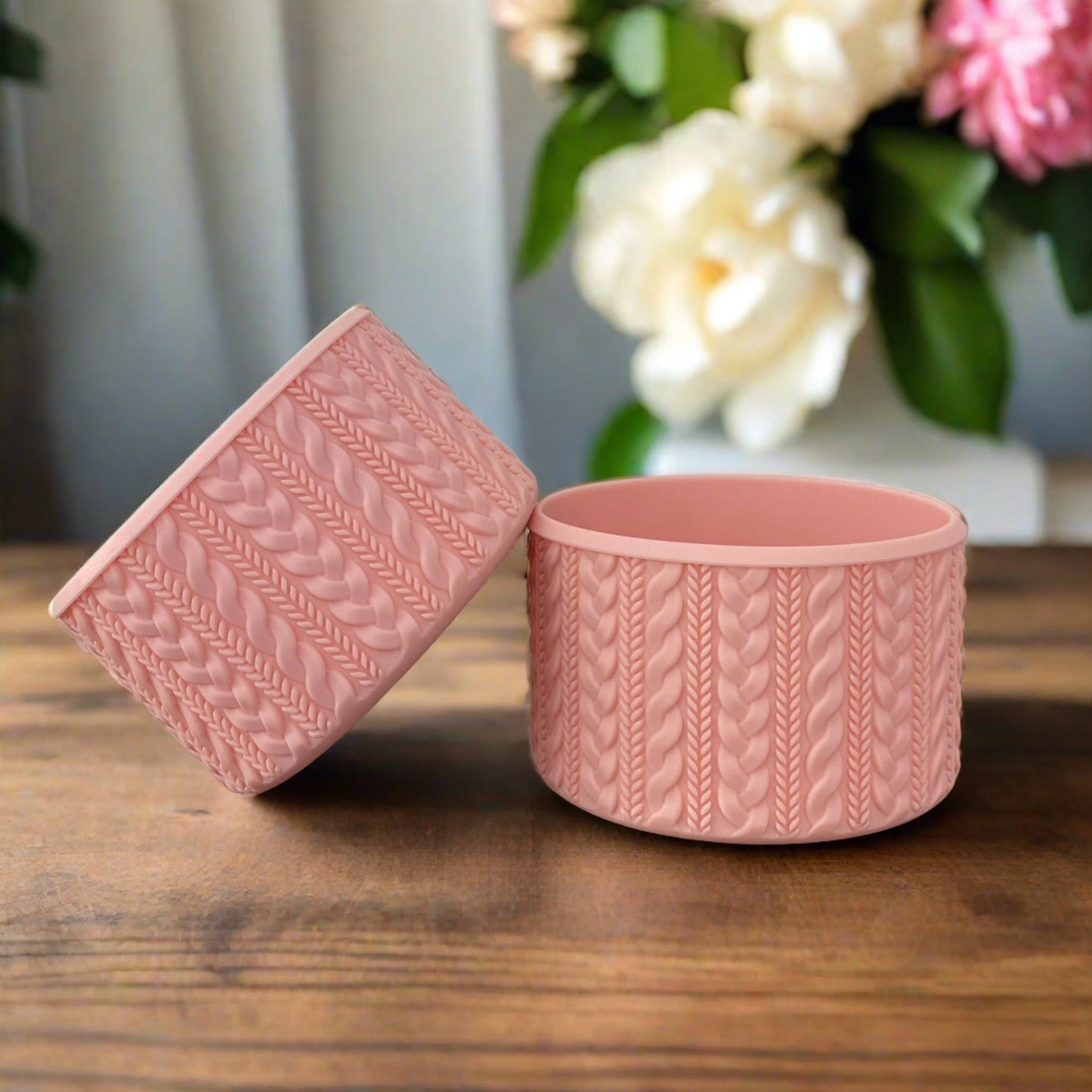 VICTORIA Sweater Boot (Blush Pink) - Ecnoy & Company
