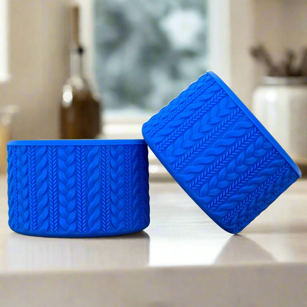 WENDY (Arctic Twist) | Cable Knit Sweater | Silicone Tumbler Boot - Ecnoy & Company