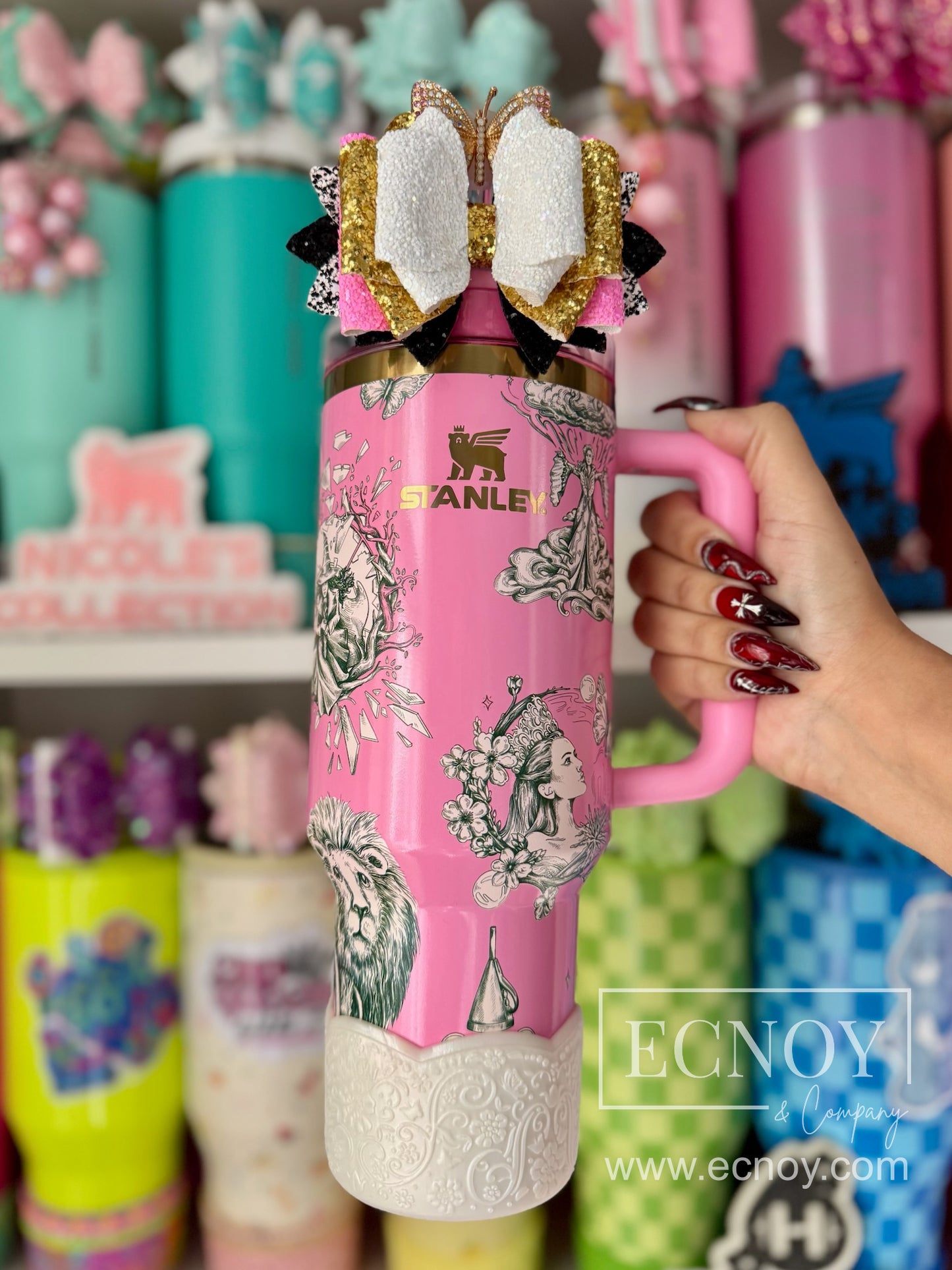 ALICE (Pearl White) | LUXE Collection | Silicone Tumbler Boot