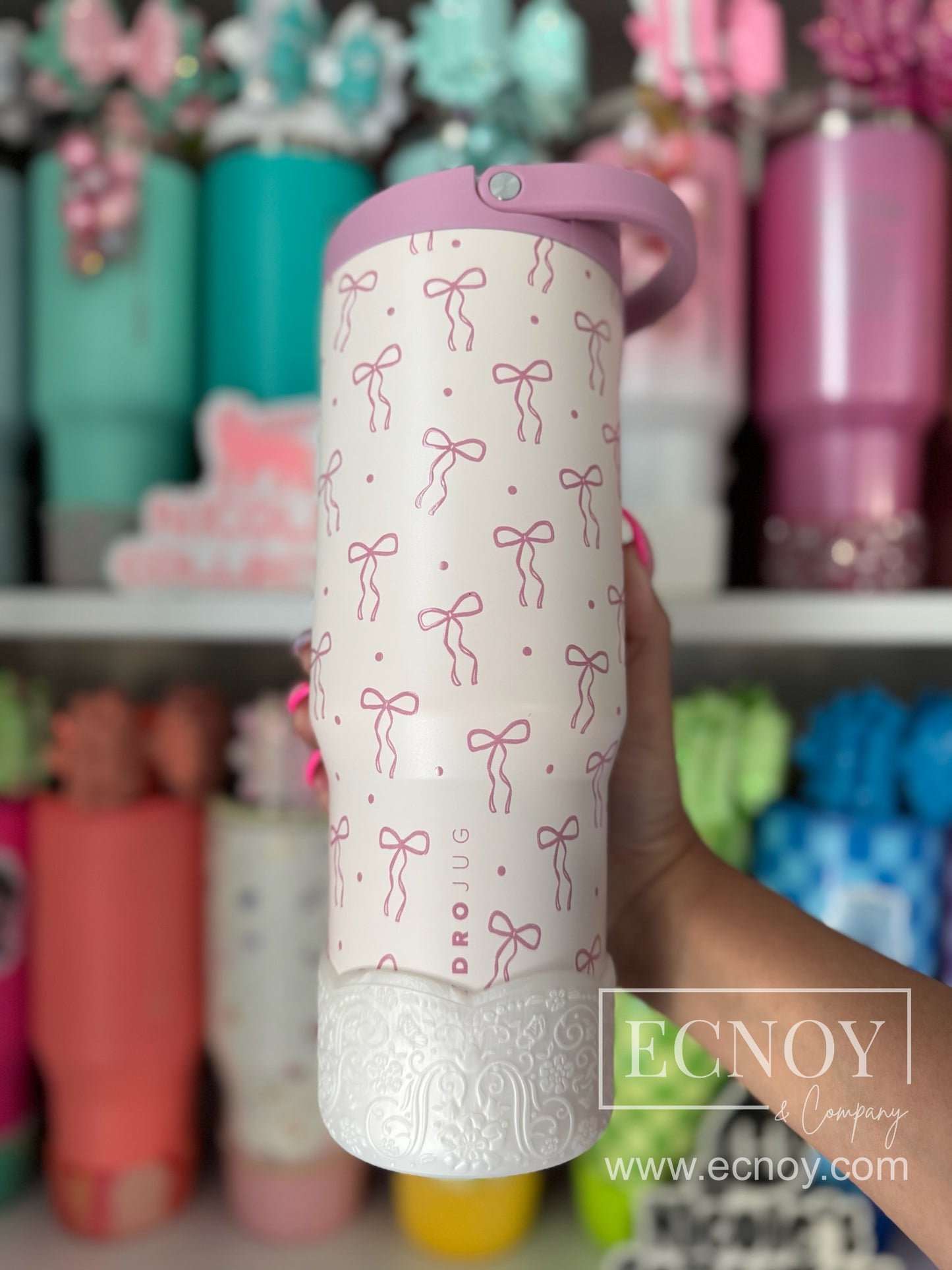 ALICE (Pearl White) | LUXE Collection | Silicone Tumbler Boot