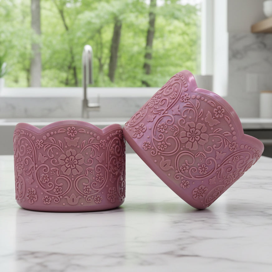 Two Laura Luxe boots on a kitchen counter top