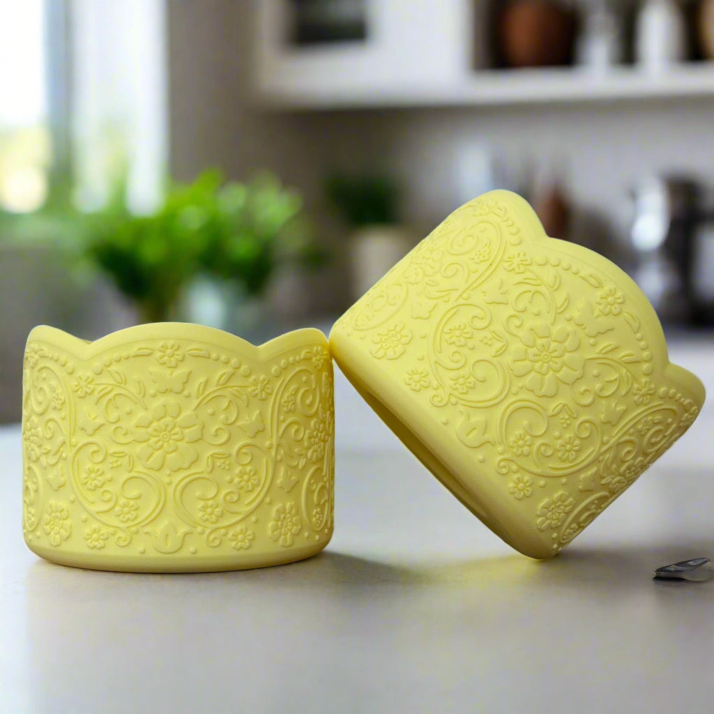 PEGGY (Lemonade Yellow) | LUXE Collection | Silicone Tumbler Boot